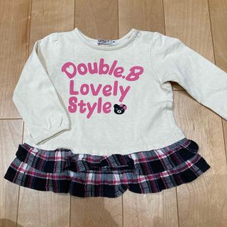 ダブルビー(DOUBLE.B)のダブルB DOUBLE. B ワンピース  ベビー　女の子用　80㎝(ワンピース)