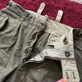 vintage 60's 旧ドイツ軍 圧縮ウールパンツ ミリタリー 実物の通販 by