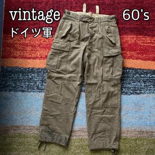 vintage 60's 旧ドイツ軍 圧縮ウールパンツ ミリタリー 実物の通販 by