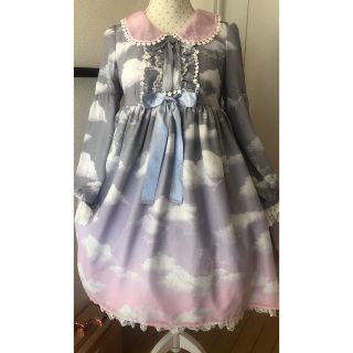 アンジェリックプリティー(Angelic Pretty)のmisty sky ミスティスカイ　angelicpretty(ひざ丈ワンピース)