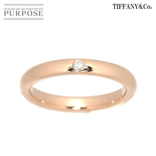 ティファニー TIFFANY&CO. スタッキング バンド 8号 リング ダイヤ 1P