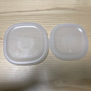 ハリオ(HARIO)のHARIO 蓋のみ　角スタッキー入れ子500ml 350ml(容器)