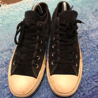 コンバース(CONVERSE)の25.5cm ユナイテッドアローズ別注 コンバース 黒 スエード メンズ(スニーカー)