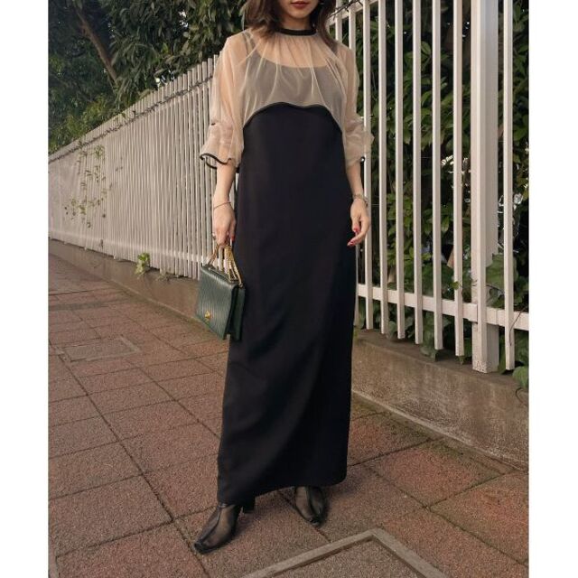 Ameri VINTAGE MANY WAY AIRY VEIL DRESS - ロングワンピース/マキシ