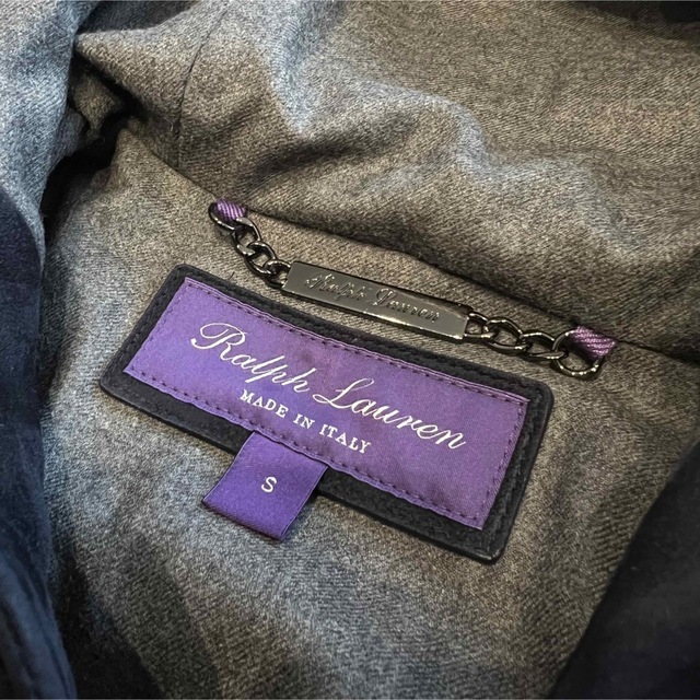 POLO RALPH LAUREN(ポロラルフローレン)のPURPLE LABEL ラルフローレン パープルレーベル　パーカ　スエード メンズのジャケット/アウター(レザージャケット)の商品写真