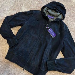 ポロラルフローレン(POLO RALPH LAUREN)のPURPLE LABEL ラルフローレン パープルレーベル　パーカ　スエード(レザージャケット)