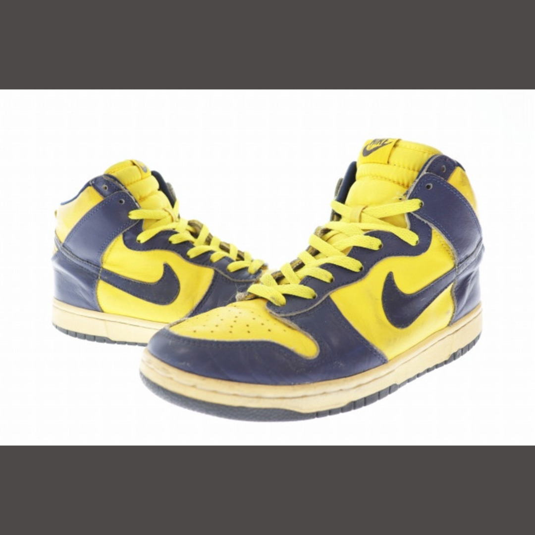 ナイキ NIKE 98年製 DUNK HI HIGH MICHIGAN ダンク10cmアウトソール