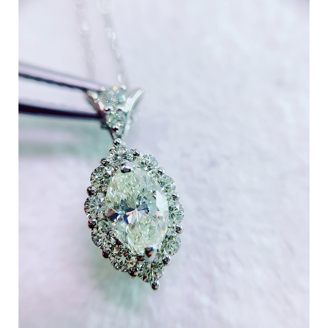 ☆0.57ct0.33ct☆✨マーキースダイヤモンドプラチナネックレス