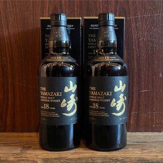 サントリー(サントリー)のサントリー山崎18年700ml×2本(ウイスキー)