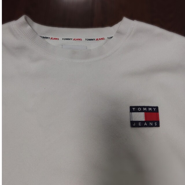 TOMMY HILFIGER(トミーヒルフィガー)のTOMMY HILFIGER　フリース　シンチラ　M　白 メンズのトップス(その他)の商品写真