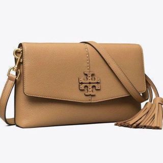 トリーバーチ(Tory Burch)の【新品】トリーバーチMCGRAW CROSS ブラウン(ショルダーバッグ)