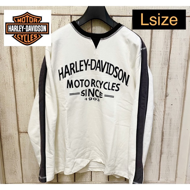 Harley Davidson(ハーレーダビッドソン)のハーレーダビッドソン ロゴ入りトップス メンズのトップス(Tシャツ/カットソー(七分/長袖))の商品写真