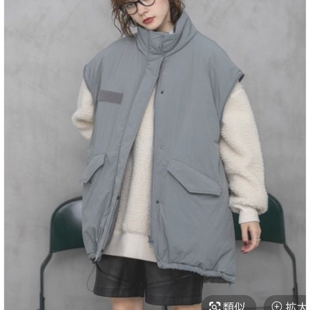 販売の専門店 JEANASIS ソデ2WAY M-65コート ジャンパー/ブルゾン