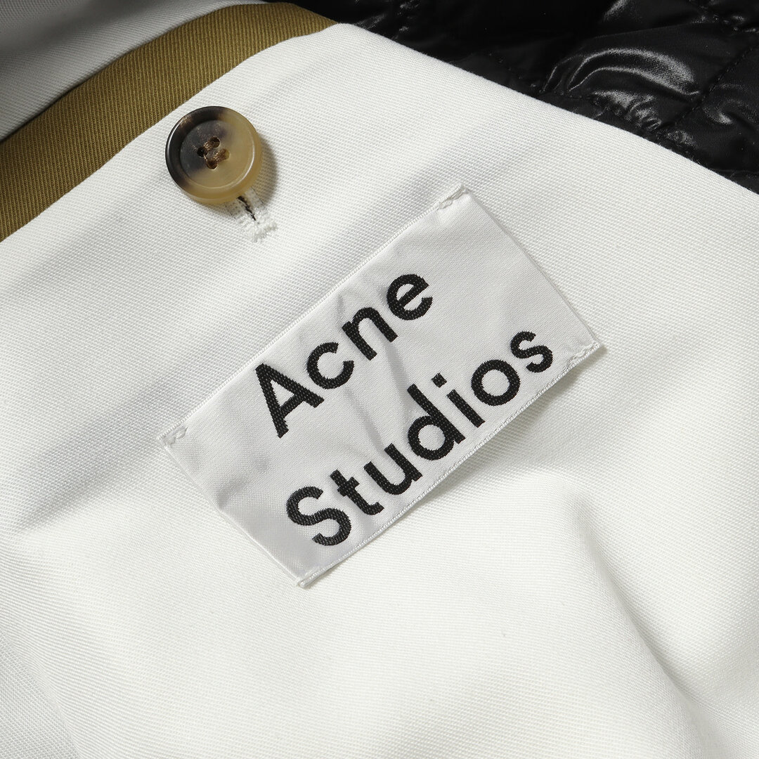 ネット特販 Acne アクネ コート キルティング付き コットン ツイル ...