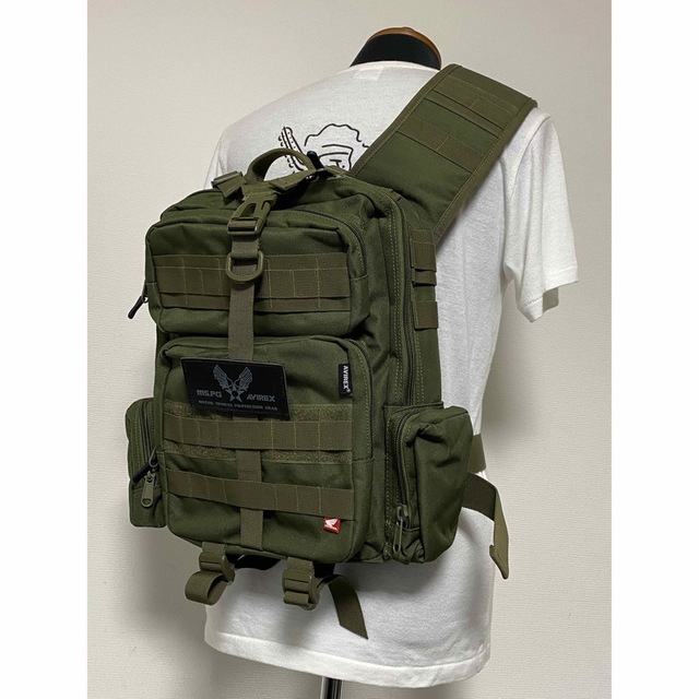 コラボ/AVIREX/ショルダー/バッグ/HONDA/別注/カーキ/限定/極美品