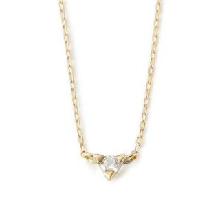 ガルニ(GARNI)のGARNI K18 Triangle Dia Necklace(ネックレス)