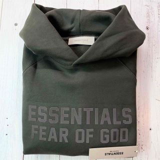 フィアオブゴッド(FEAR OF GOD)の【NEWカラー】入手困難！ESSENTIALS/フロントロゴ/パーカー【XS】(パーカー)