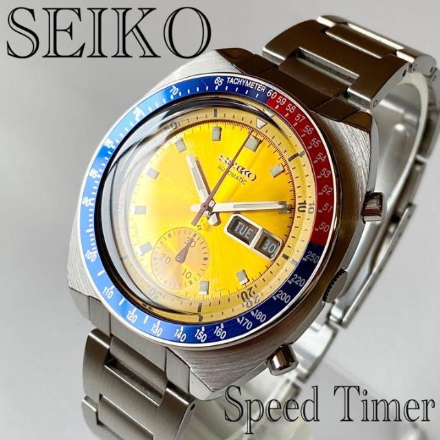【一部予約販売中】 SEIKO クロノグラフ腕時計メンズ自動巻き1976年 6139-6005 極美品！セイコー - 腕時計(アナログ)