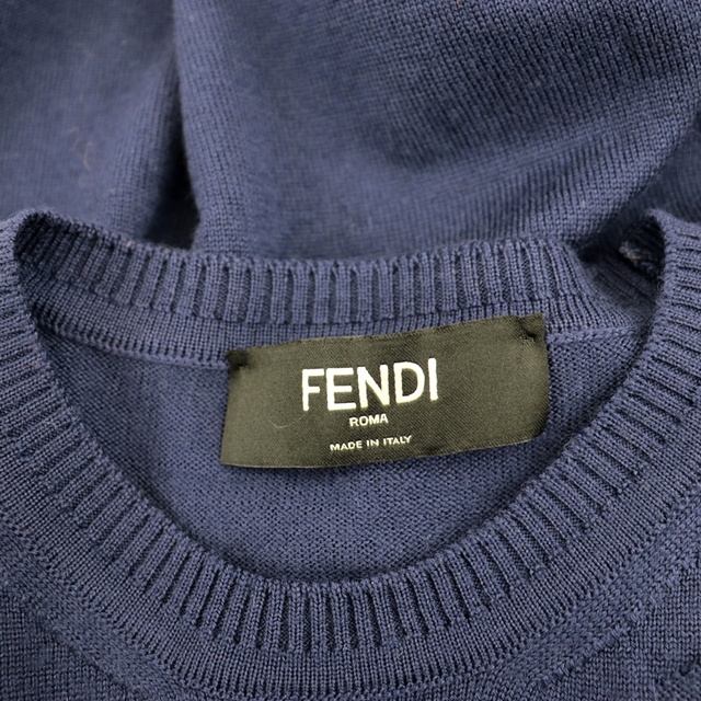 FENDI - 美品 フェンディ 2019 プルオーバー ニットセーター メンズ 