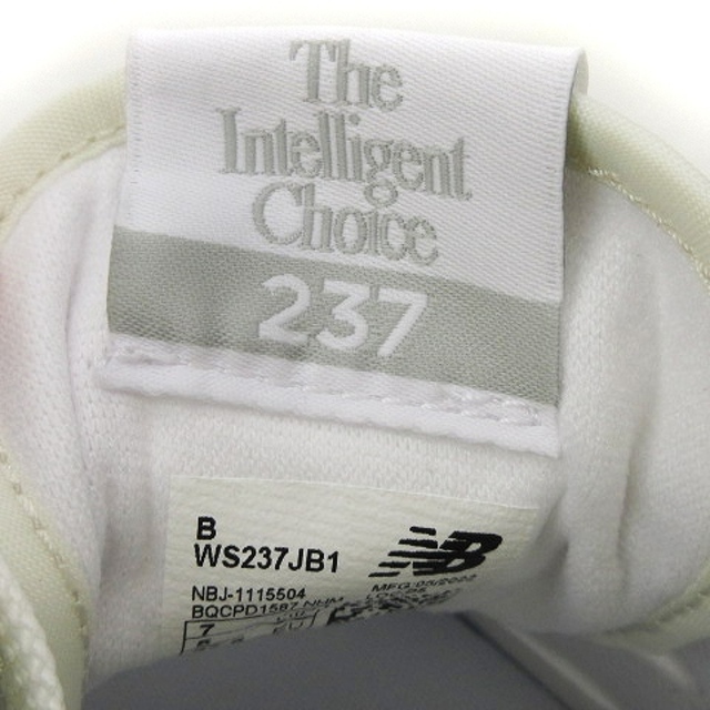 New Balance(ニューバランス)のニューバランス スニーカー ローカット WS237JB1 ホワイト 24 レディースの靴/シューズ(スニーカー)の商品写真