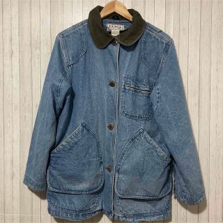 L.L.Bean - LLBean ライナー付2wayデニムジャケット USA製 古着の