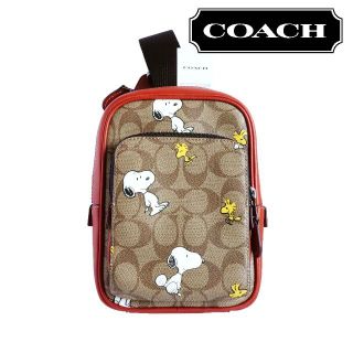 COACH - コーチ スヌーピー ボディバッグ コラボ シグネチャー COACHの