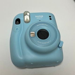 富士フィルム　チェキ instax mini 11スカイブルー(フィルムカメラ)