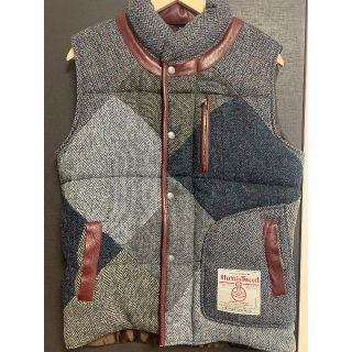 Harris Tweed - ハリスツイード(HARRIS TWEED)・ダウンベストの通販 by