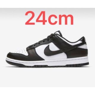 ナイキ(NIKE)のNike WMNS Dunk Low "White/Black" 24cm(スニーカー)