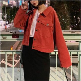 Ameri VINTAGE - 最終お値下げ【RUKAHI】コーデュロイジャケットの通販 ...