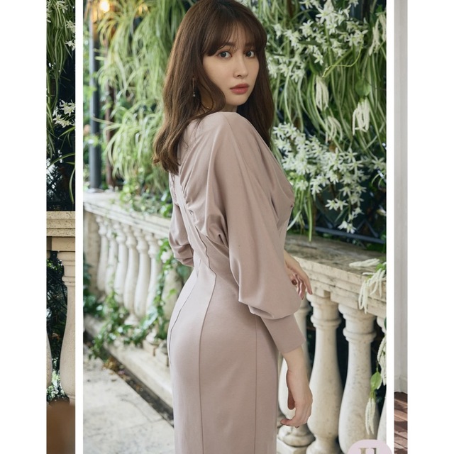 Her lip to Marylebone Pearl Midi Dress ワンピース ロングワンピース