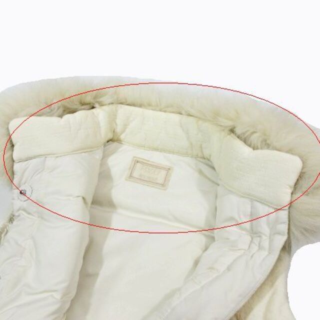 フォクシー FOXEY ダウンベスト フォックスファー付き ジュエルスノー