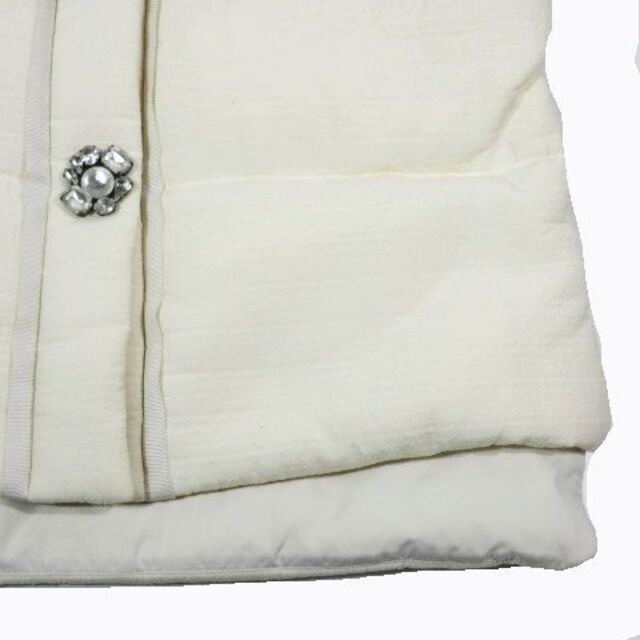 フォクシー FOXEY ダウンベスト フォックスファー付き ジュエルスノー