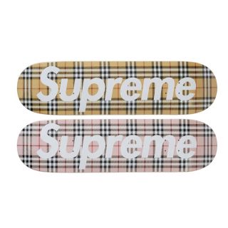 シュプリーム(Supreme)のSUPREME x BURBERRY Skateboard デッキ  2set(スケートボード)