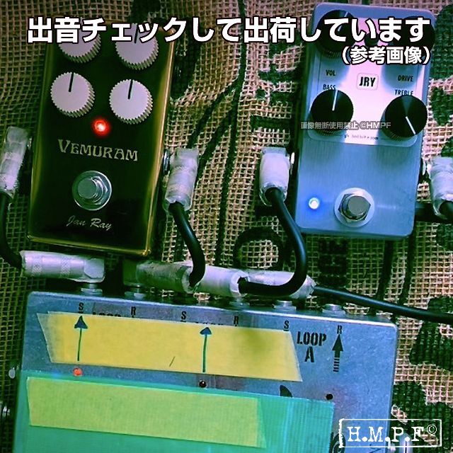 公式 カタログ 自作Jan Ray Clip Mod/s黒/9〜18V電源対応 エフェクター