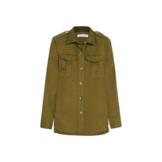 イザベルマラン(Isabel Marant)の定価約5万 ETOILE ISABEL MARANT ミリタリーシャツジャケット(ミリタリージャケット)