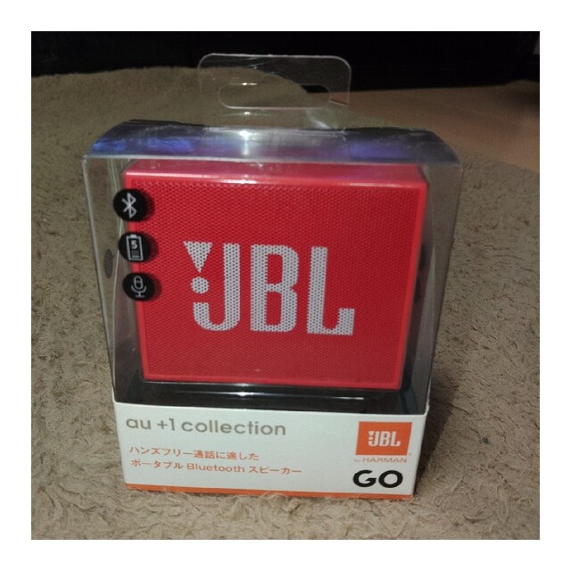 JBL by HARMAN Bluetoothスピーカー GO au+1 co スマホ/家電/カメラのオーディオ機器(スピーカー)の商品写真