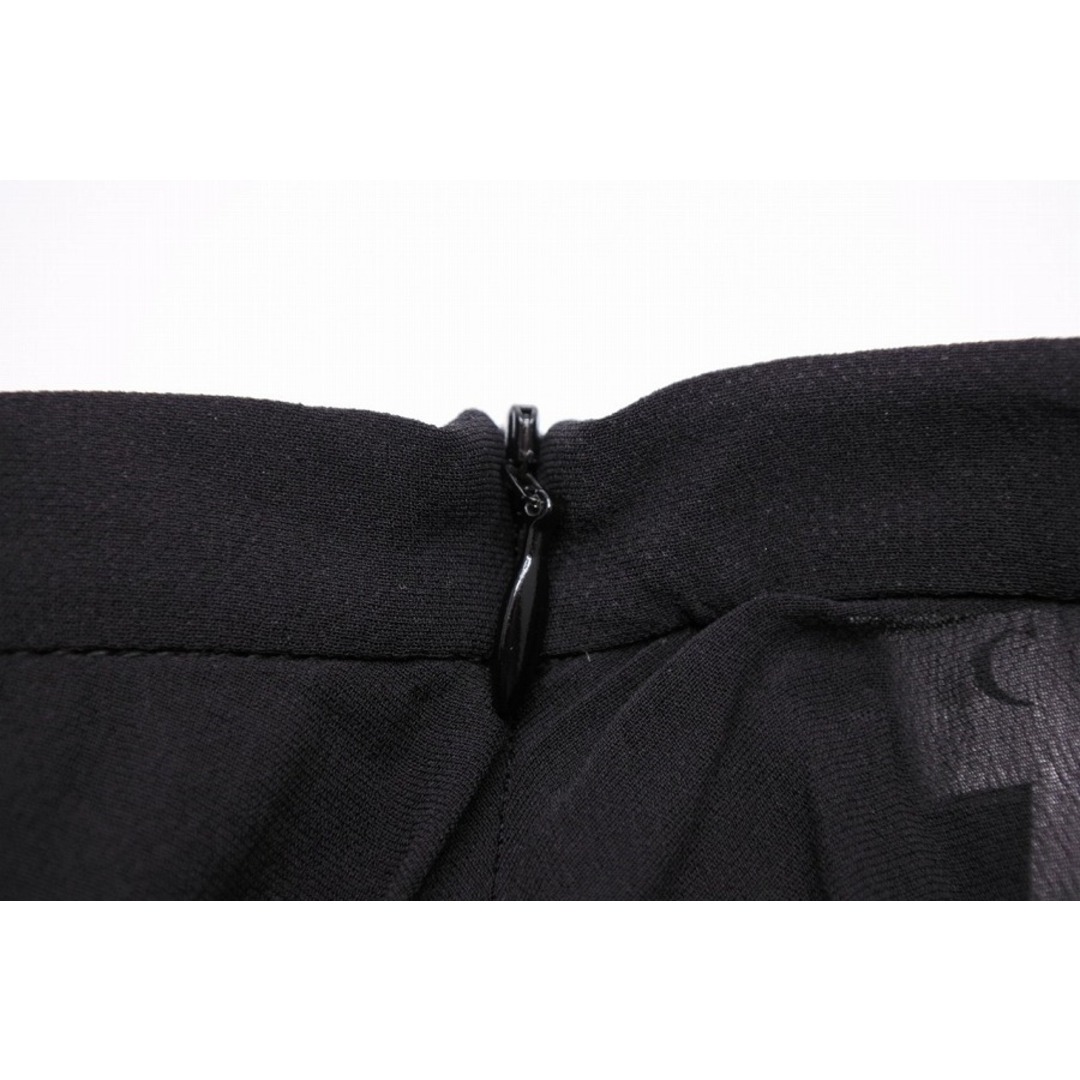 [USED/中古]Dior ディオール スカート ダイナソー刺繍 ロングスカート 恐竜 ブラック グリーン シルク 36 中古  ai-tdc-000349-4e