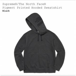 シュプリーム(Supreme)のsupreme THE  NORTH  FACE パーカー　黒　Lサイズ(パーカー)