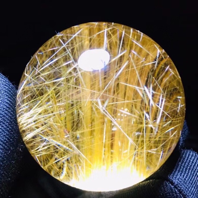 ⭐︎【天然】タイチンクオーツ 置物 4cm - 各種パーツ