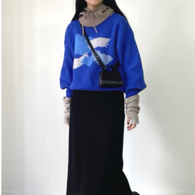 バラクラバ　ベージュフード　マフラー　ネックウォーマー　韓国　カスタネ　ベージュ レディースのファッション小物(ネックウォーマー)の商品写真