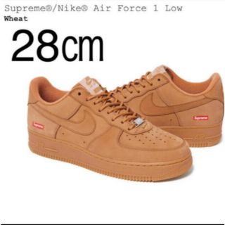 シュプリーム(Supreme)のSupreme/Nike Air Force 1 Low Wheat 28(スニーカー)