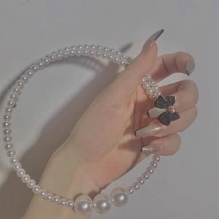 アンクルージュ(Ank Rouge)のパール　真珠　白色チョーカー　ネックレス　vintage ゆめかわ 量産系地雷系(ネックレス)