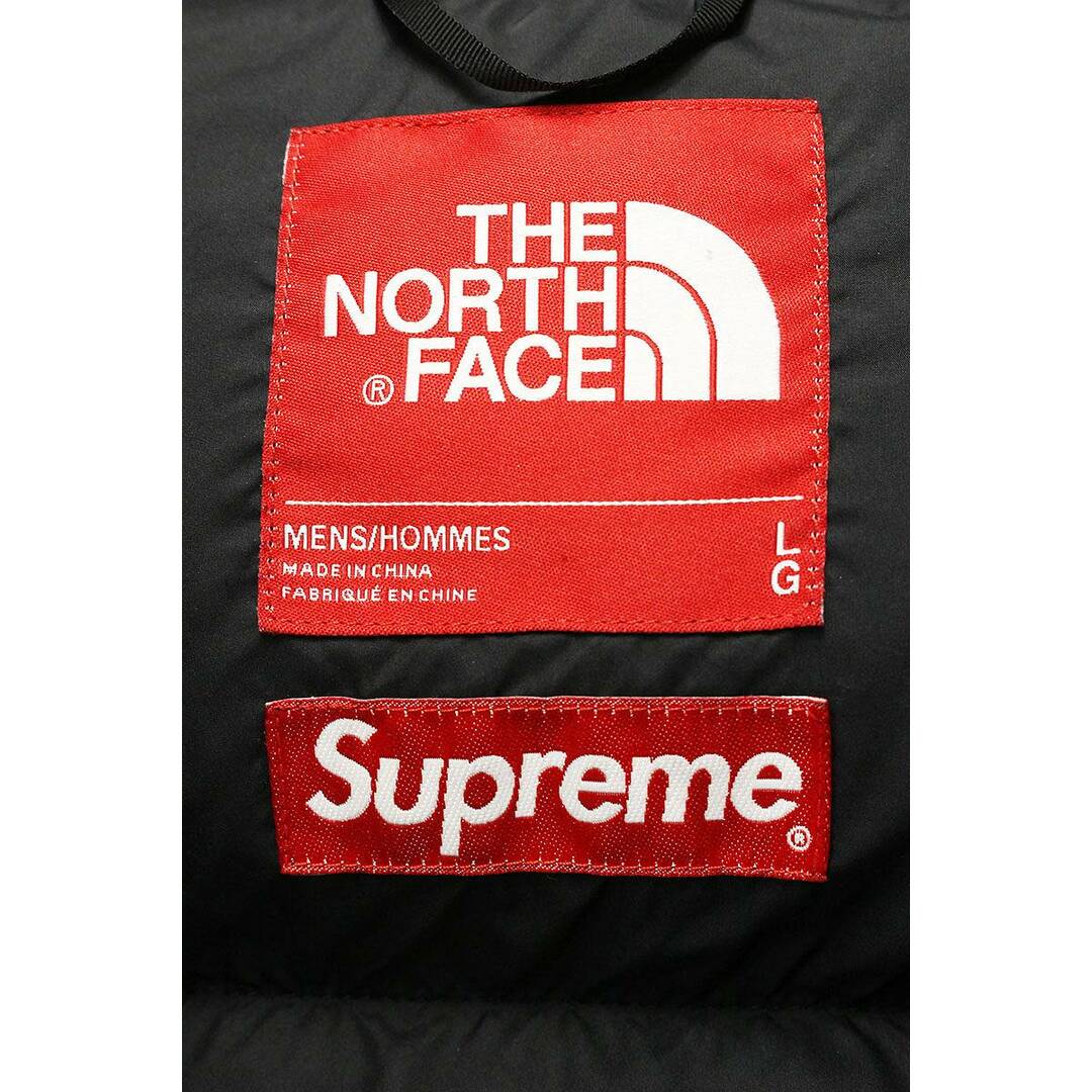 シュプリーム ×ノースフェイス THE NORTH FACE 16AW Nuptse Jacket パワーオレンジヌプシダウンジャケット メンズ L 2