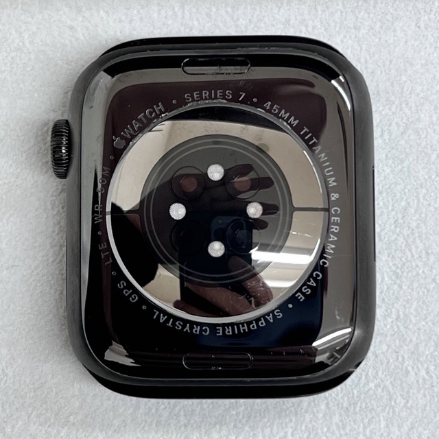 W787 Apple Watch 7 チタニウム45mm GPS+セルラー