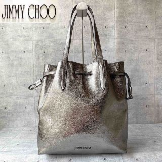 ジミーチュウ(JIMMY CHOO)の【美品】JIMMY CHOO BARRA 定価12万 2wayトート ガンメタル(トートバッグ)