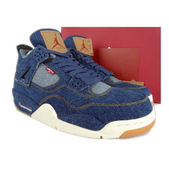 大きな取引 NIKE - ナイキNIKE×リーバイスLEVIS■AIR JORDAN4ジョーダンスニーカー スニーカー 大きな取引 NIKE - ナイキNIKE×リーバイスLEVIS■AIR JORDAN4ジョーダンスニーカー スニーカー