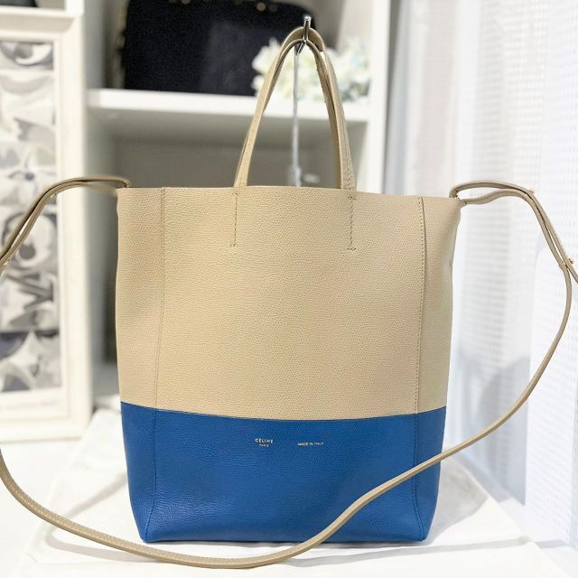 美品】CELINE セリーヌ バーティカル カバ スモール バッグ-