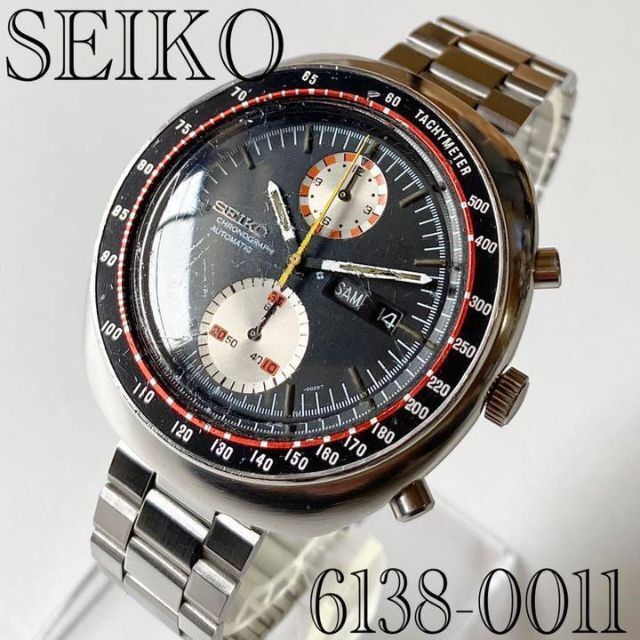 SEIKO - セイコー6138-0011クロノグラフUFOヨットマン腕時計/自動巻き/メンズ