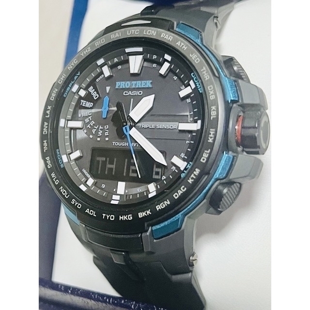 オリジナル CASIO PRO TREK PRW-60Y-1AJF 中古 電波ソーラー